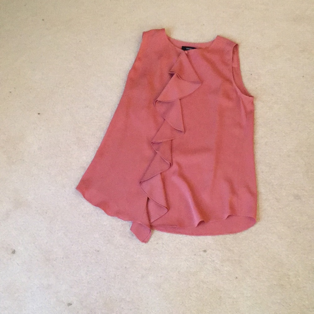 Theory silk shirt sleeveless